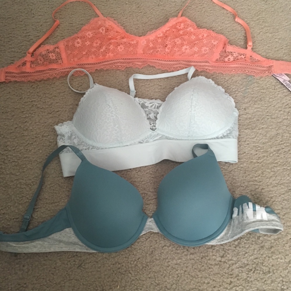 Bundle 3 Victoria’s Secret Bras Bralettes